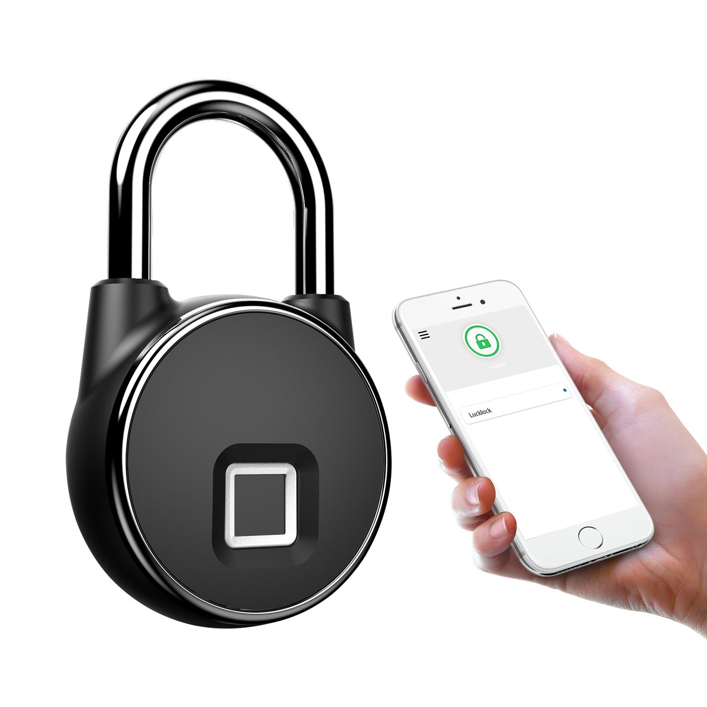 Smart App Fingerprint Padlock Large Home Dormitory Locker