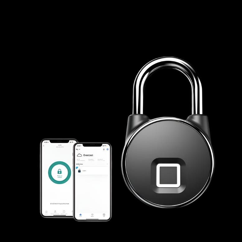 Smart App Fingerprint Padlock Large Home Dormitory Locker