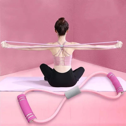 Resistance Bands with Foam Gym Equipment for Women