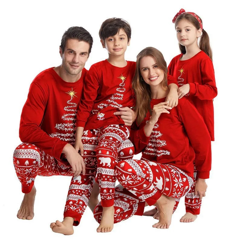 Family Matching Pajamas Adults Kids Family Outfit