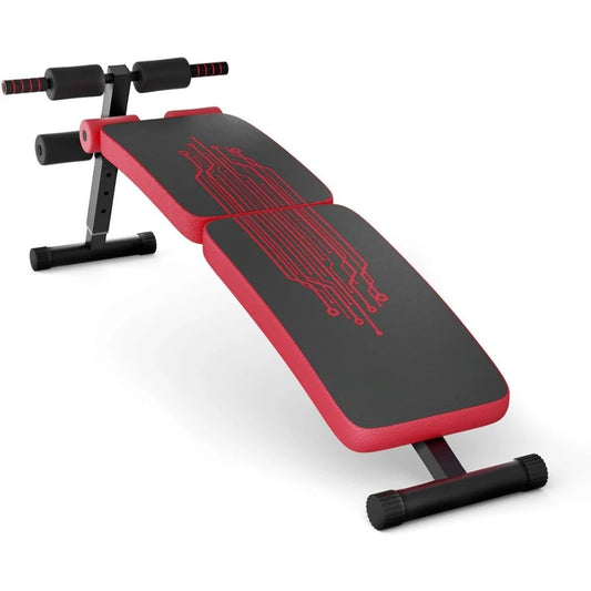 Adjustable Sit up Bench, Folding Training Slant Bench