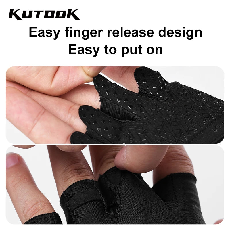 Men Workout Gloves, Fingerless Gloves