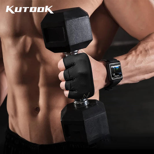 Men Workout Gloves, Fingerless Gloves