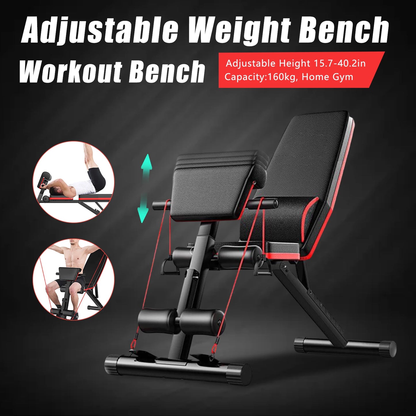 Adjustable Weight Bench Full Body Workout