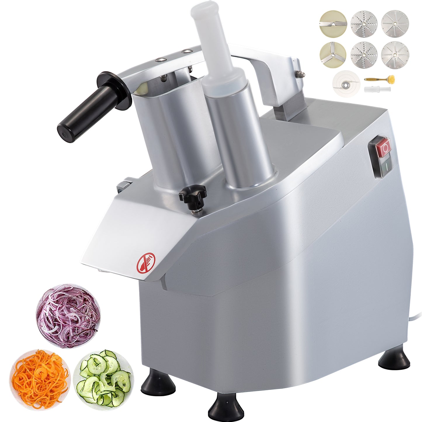 Electric Vegetable Cutter: Slicer, Chopper, Shredder